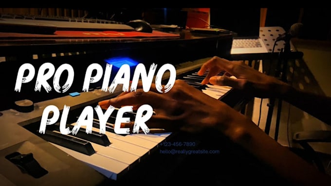 be your pro keyboard, piano player or synth player