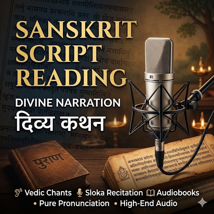 record sanskrit script reading vo