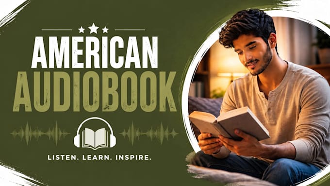record american male voice over and audiobook narration