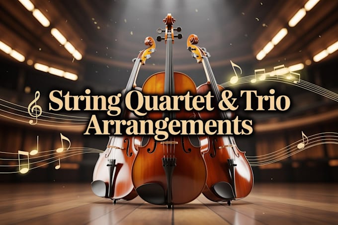 arrange and record professional string quartet or trio for your song