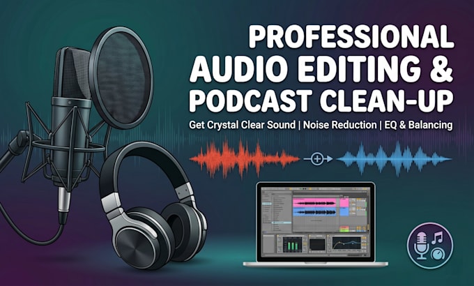 edit and clean your podcast or video audio