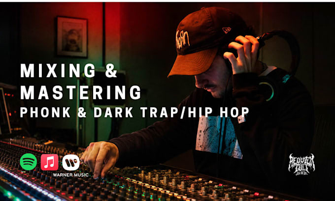 mix and master your dark trap or phonk track