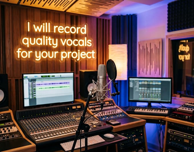 record quality voice over work for your project