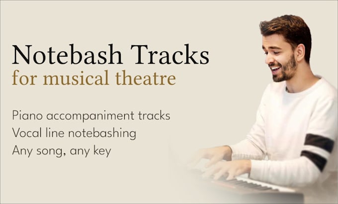create note bash tracks for musical theatre