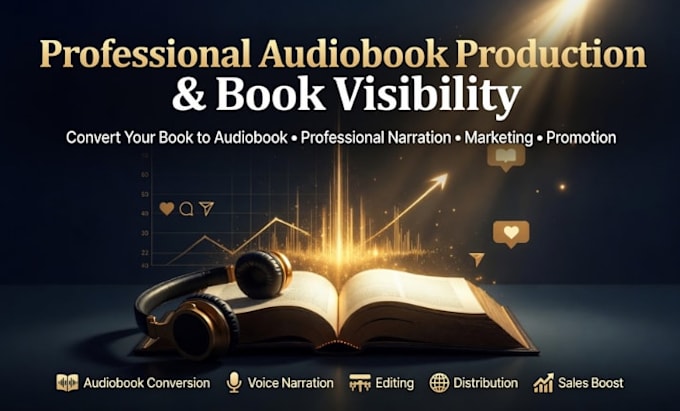 create cinematic audiobook narration and audio adaptation for your book