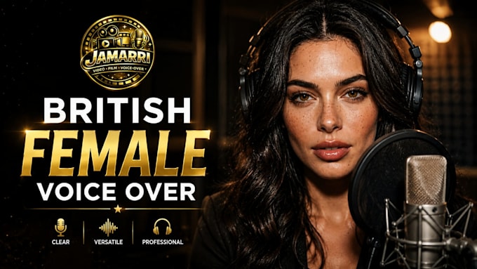 record a british female voice over