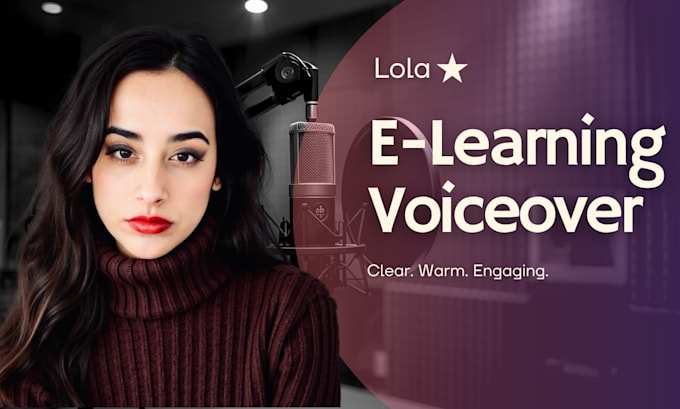 record a british female elearning and training voice over