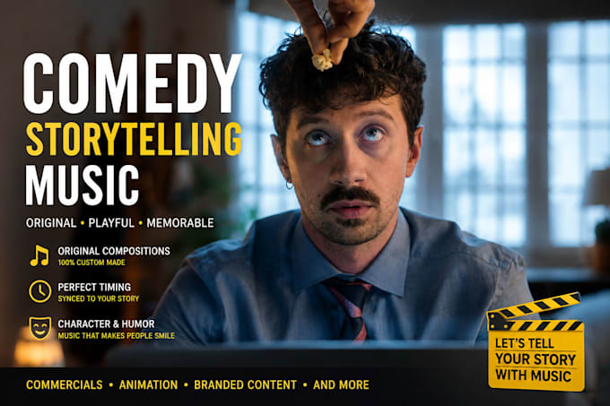 compose comedy music for commercials and animation