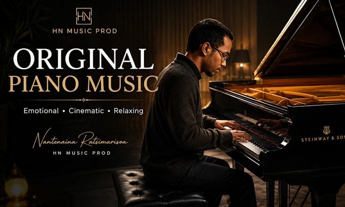 compose original emotional piano music for your project