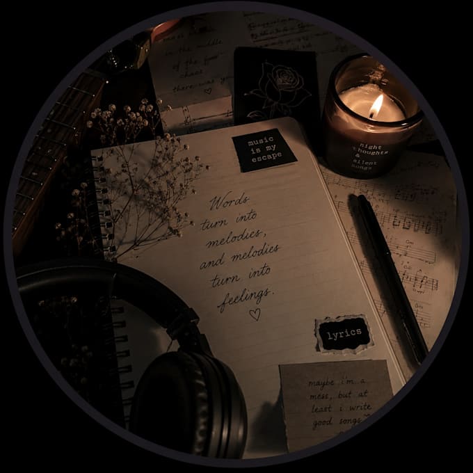 write beautiful song lyrics as a ghostwriter