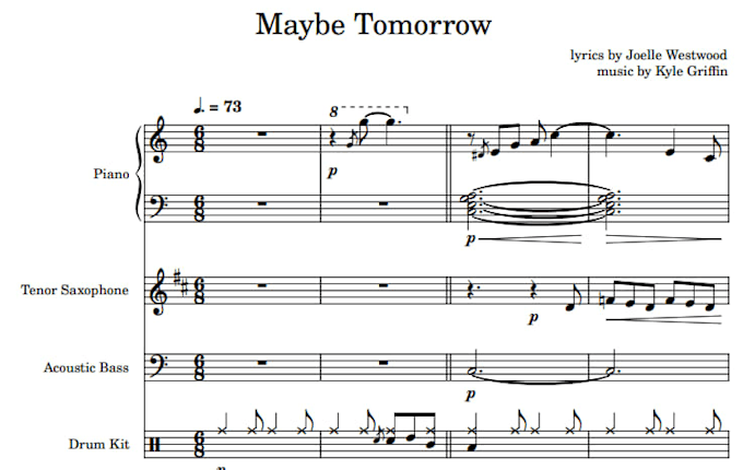 arrange your original song