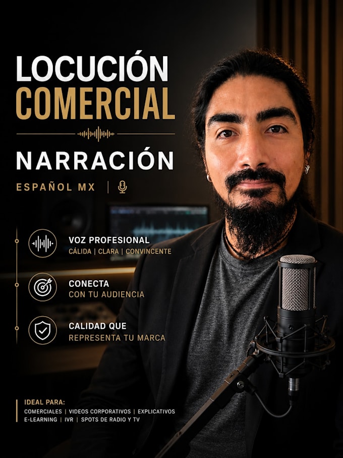 locucion narrador voice over