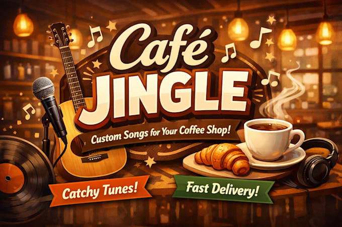 make custom cafe jingle