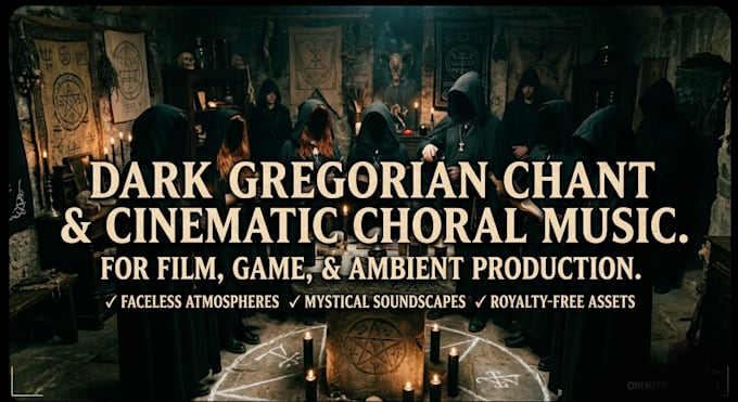 do pro dark gregorian chant and cinematic choral music