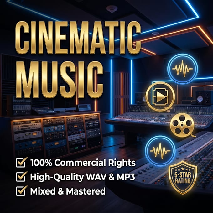 create professional cinematic orchestral music