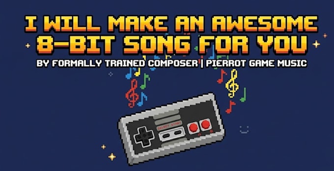 create authentic nes style 8 bit music for your project