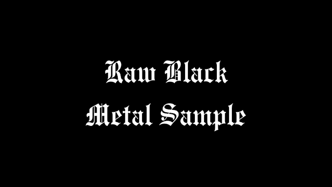 compose an authentic black metal song for your project