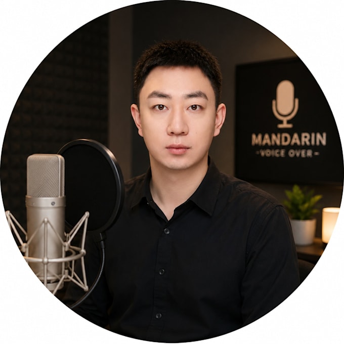 record a professional mandarin chinese voice over