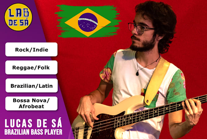 record authentic brazilian bass lines for your music