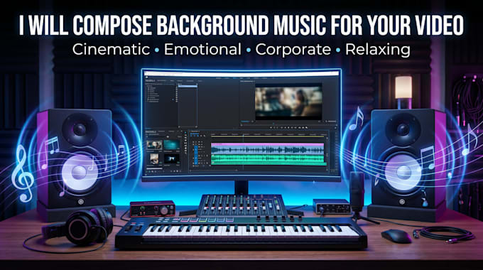 compose background music track for you