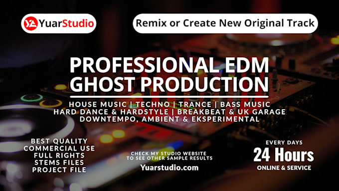 be your professional edm ghost producer