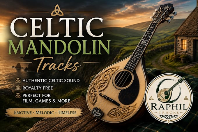 play celtic mandolin, banjo or bouzouki on your track