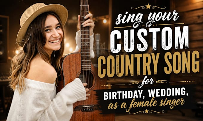 write and sing a custom birthday anniversary wedding congratulation gift song