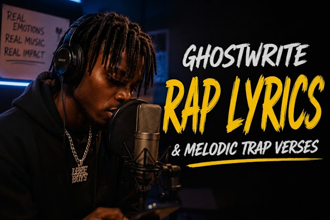 ghostwrite emotional melodic rap and afro drill lyrics