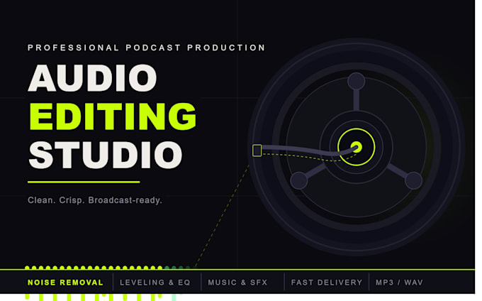 professionally clean and enhance your audio quality