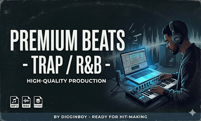 produce a professional hip hop trap or rnb beat