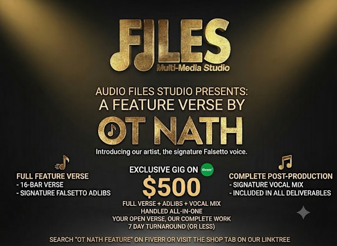 have ot nath feature on your song