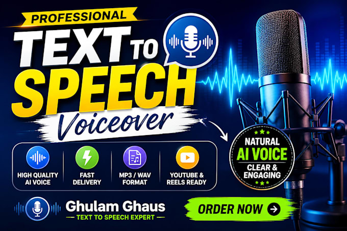 generate realistic ai voiceover from your text quickly