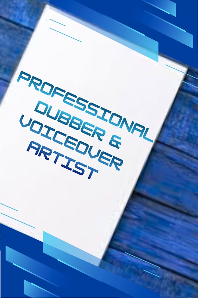 do voiceover voices I hope you will like