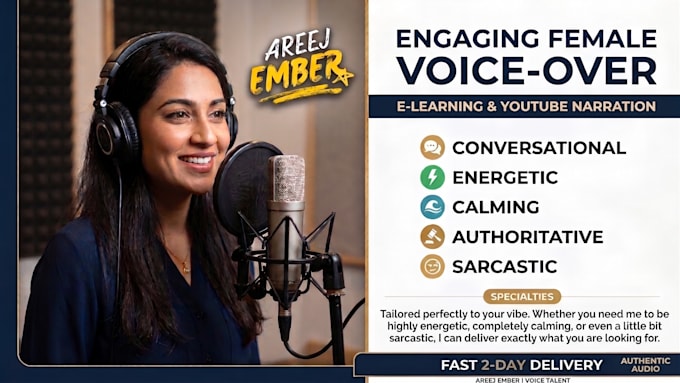 record an engaging elearning voiceover or youtube video narration