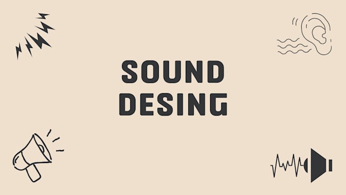 create professional sound design for your video