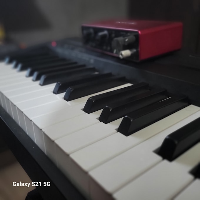 record high quality piano and synth parts for your work