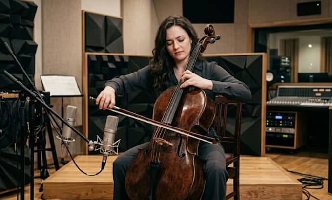 record professional live string section in a studio for your song