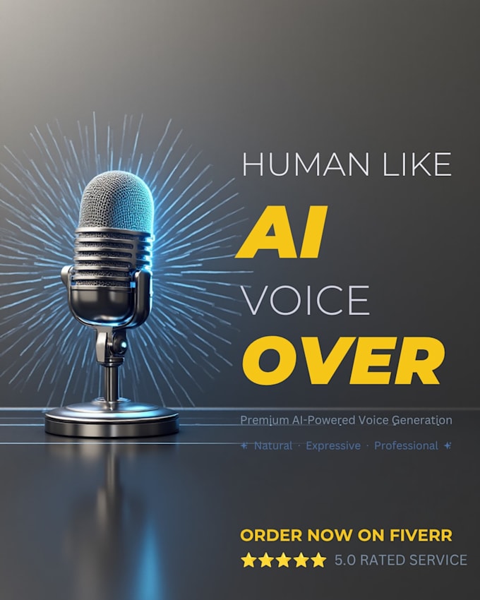 create a natural ai voiceover for your audiobook, video or podcast in 24