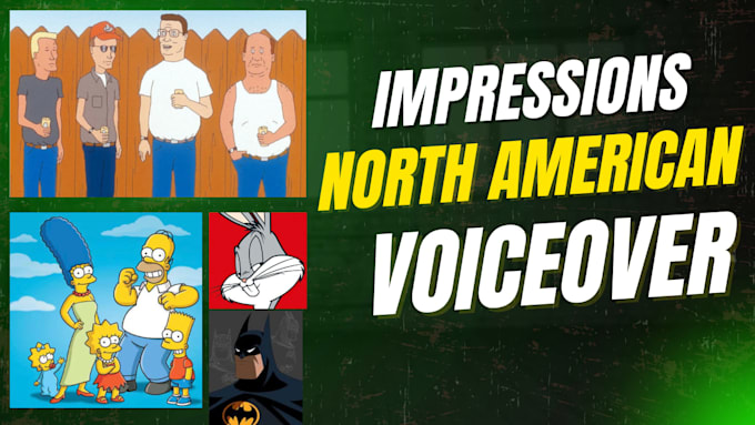 provide professional character voice over and voice impressions