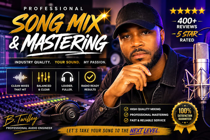 professionally mix and master your hip hop song