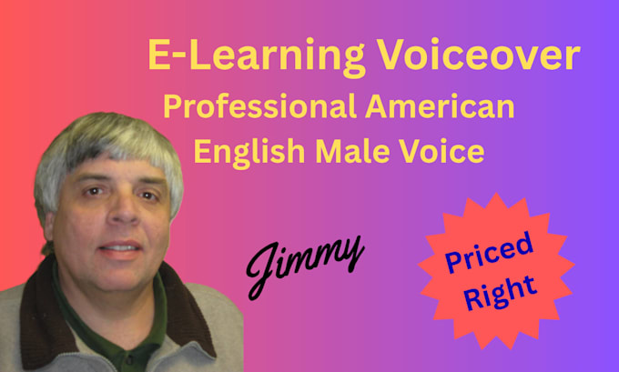 do an elearning voiceover with an american male voice