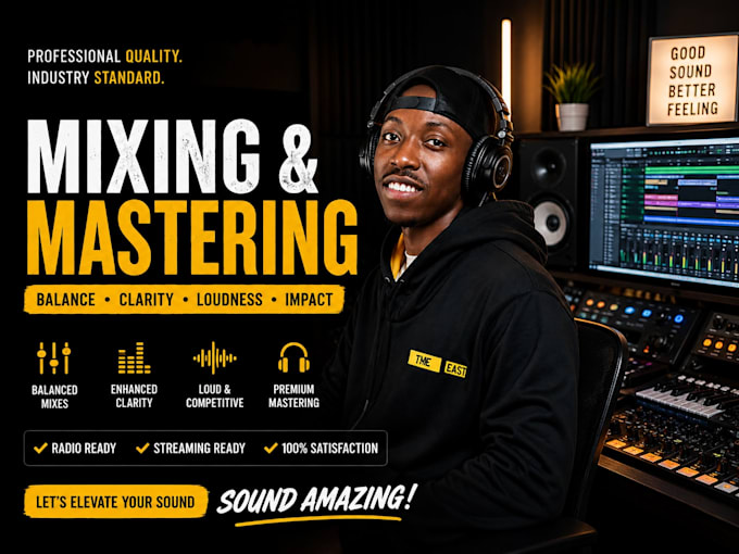 Professionally mix and master your song free demo by Eugene_luttah | Fiverr