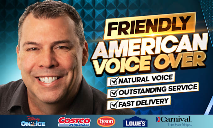 record an american male narration