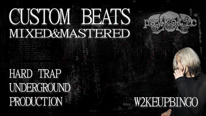 produce a hard trap, rage, underground type beat