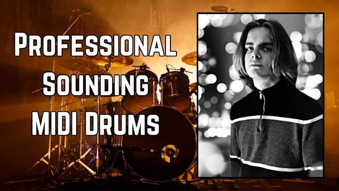program midi drums for a track or to a brief