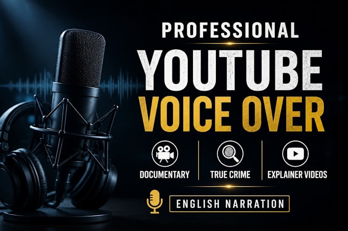 record a professional youtube documentary voice over
