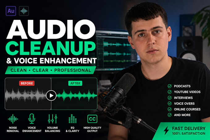 professionally clean and enhance your audio