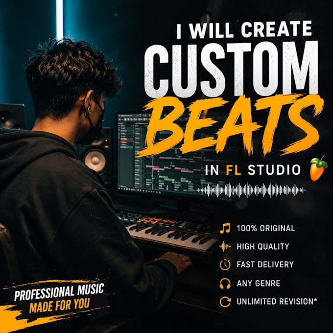 produce a custom beat in fl studio