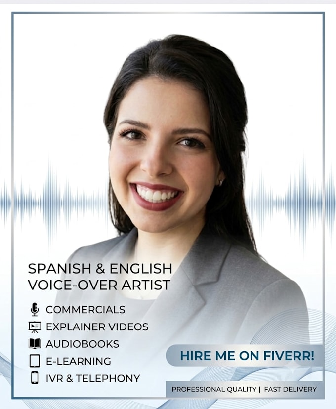 provide premium ai assisted spanish voice over in 24 hou