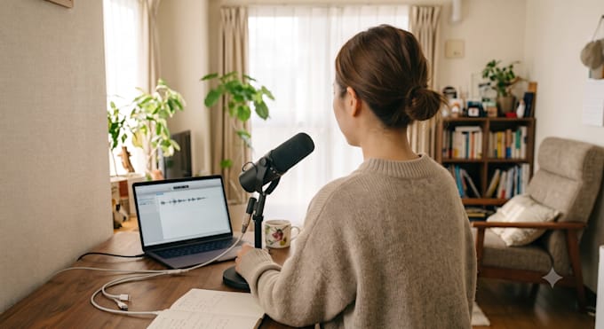 record a natural native japanese voice over